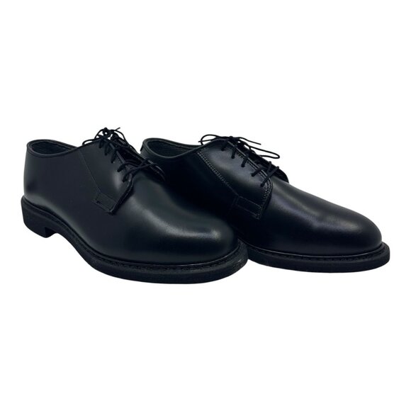 Bates Lites Black Leather Oxford Men 8.5D Black Military E00932 Dress NIB - Picture 14 of 16